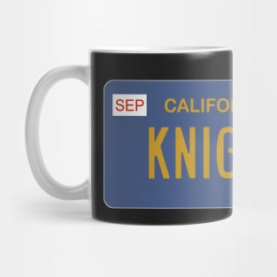 Knight Rider license plate Mug